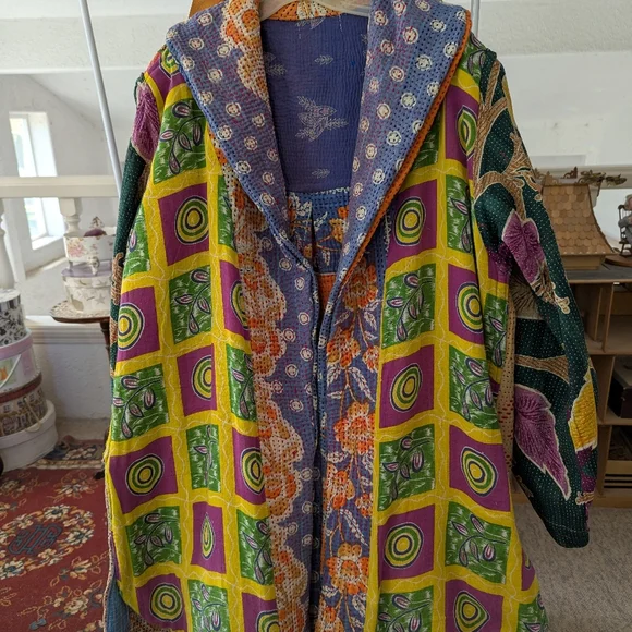 Kantha Bae Drifter Coat - Picture 3 of 6